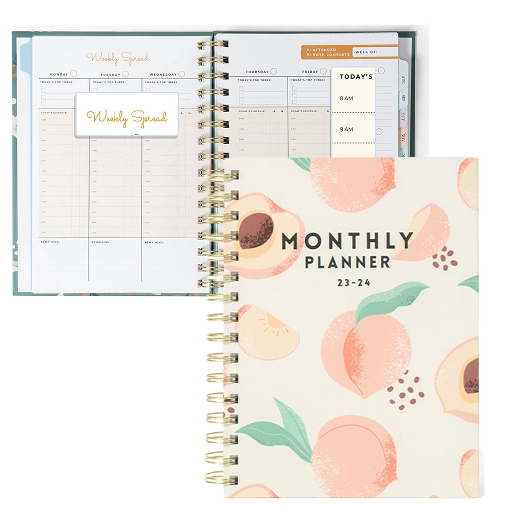 KYAIGUO Small Daily Planner/Calendar Planner for Work or Home Weekly and Monthly Planner Notebook