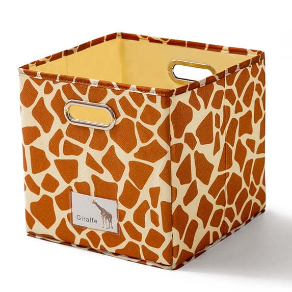 KYAIGUO Storage Bins Storage Christmas Element Pattern Suitable for Storing Magazines at Home or Office