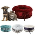 KYAIGUO Super Warm Cat Beds Cat House Round Fluffy Premium Cat Beds for