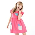 thumbnail image 1 of KYAIGUO Toddle Girls Fashion Dresses Summer Swing Sleeveless Casual Dress Clothes 2-12Y Flower Cotton Princess Dresses for Kids, 1 of 9
