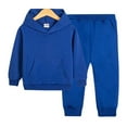 thumbnail image 1 of KYAIGUO Toddler 2 Piece Outfits Hoodie Sweatshirt Tracksuit Newborn Boys Girls Clothes for 1-12Y, 1 of 8