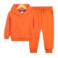 thumbnail image 1 of KYAIGUO Toddler 2 Piece Outfits Hoodie Sweatshirt Tracksuit Newborn Boys Girls Clothes for 1-12Y, 1 of 8