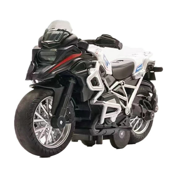 KYAIGUO Toddler Baby Car Toys Kids Pull Back Motorcycle Cars Toy Simulate Car Toy with Sound Light Toy Kids Educational Toys