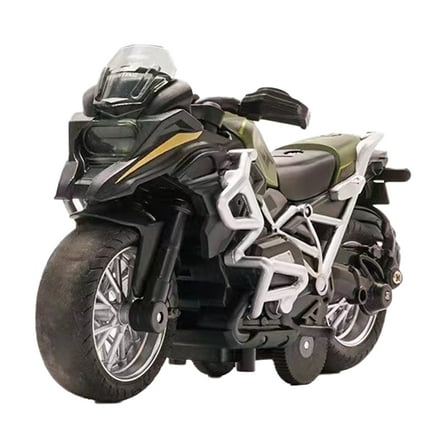 KYAIGUO Toddler Baby Car Toys Kids Pull Back Motorcycle Cars Toy Simulate Car Toy with Sound Light Toy Kids Educational Toys