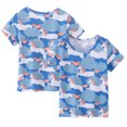 thumbnail image 1 of KYAIGUO Toddler Baby Girls Summer Short Sleeve T-Shirt Kids Casual Pure Cotton Tees Shirt Tops for 2-7T, 1 of 9