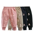 thumbnail image 1 of KYAIGUO Toddler Baby Winter Fleece Jogger for Boy Girl Sweatpants Infant Solid Elastic Waist Jogger Thicken Casual Athletic Pants, 1 of 9