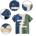 thumbnail image 1 of KYAIGUO Toddler Boys Cotton T Shirts Summer Short Sleeve Tee 1-9 Years Kids Cartoon Dinosaur Crewneck Bottom Tops Tee Clothes Outfits for Baby Boys, 1 of 8