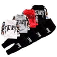 thumbnail image 1 of KYAIGUO Toddler Boys Sweatshirt and Pants 2 PCS Outfit Pretty Alphabet Print Sweatsuit Kids Clothes for infant 6m-4y, 1 of 7
