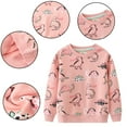 thumbnail image 1 of KYAIGUO Toddler Girls Crewneck Sweatshirt Kids Sweatshirt Long Sleeve Pullover Sweatshirt for 2-7Y, 1 of 5