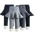 thumbnail image 1 of KYAIGUO Baby Girls' Sweatpants/Kids Athletic Leggings with Pretty Skirt Soft Cotton Sweatpants Bottoms Pants for Toddler, 1 of 9