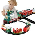 thumbnail image 1 of KYAIGUO Toddler Kids Christmas Train Set Electric Trains with Tracks Battery Powered Train Toys Learning Parent-Child Toys for Age 3+, 1 of 9