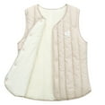 thumbnail image 1 of KYAIGUO Kids Girls Boys Puffer Down Vest Outerwear Toddler Sleeveless Down Waistcoats Solid Color Warm Jacket Coat for 5-12T, 1 of 8