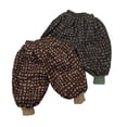 thumbnail image 1 of KYAIGUO Toddler Kids Winter Plaid Warm Pants Elastic Waist Corduroy Pants Cargo Sweatpants Solid Casual Trousers for Girls Boys 2T-7T, 1 of 9