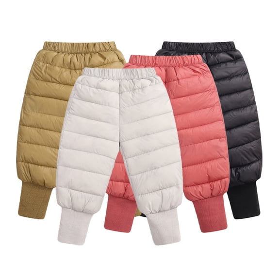 KYAIGUO Toddler Newborn Long Pants for Baby Girls Boys Cotton Pants Autumn Winter Warm Pants for 3M-10Y