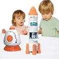 thumbnail image 1 of KYAIGUO Toddler Rocket Ship Toys Toddler Space Playset Toy with Sound Light DIY Space Shuttle Rocket Learning Rocket Ship Toys Spaceship Toy with Light Sound, 1 of 7