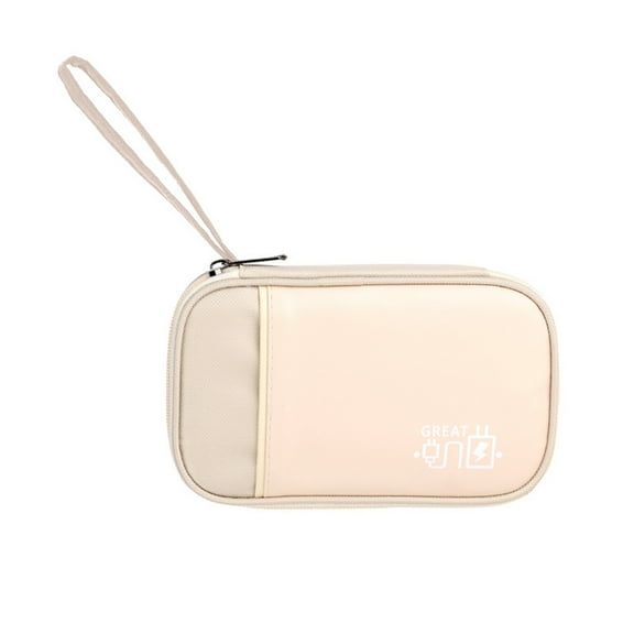 KYAIGUO Travel Electronics Accessories Organizer Bag, Travel Digital Accessories Storage Bag for Portable Charger, Earphone, Ipad Mini, iPhone, Cord