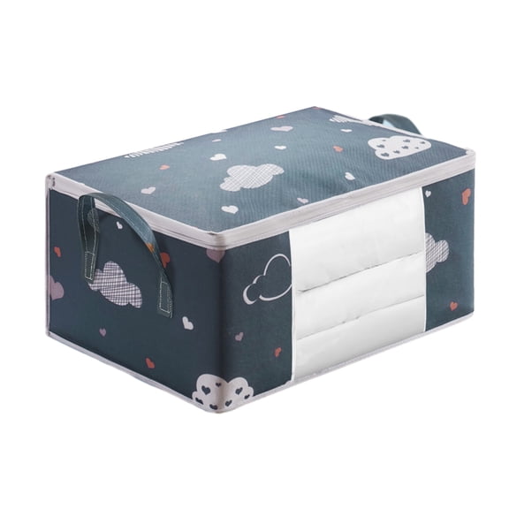 KYAIGUO Transparent Large Window Storage Bags Large Capacity Moving Bags Clothes Storage Can Store Some Clothes, Quilts, Toys