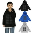 thumbnail image 1 of KYAIGUO Unisex Pullover Sweatshirt for Toddler Premium Alphabet Print Cotton Pullover Casual Hooded Sweatshirt for Baby Kids 3-12 Years Old, 1 of 8