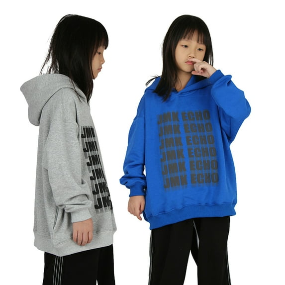 KYAIGUO Unisex Pullover Sweatshirt for Toddler Premium Alphabet Print Cotton Pullover Casual Hooded Sweatshirt for Baby Kids 3-12 Years Old