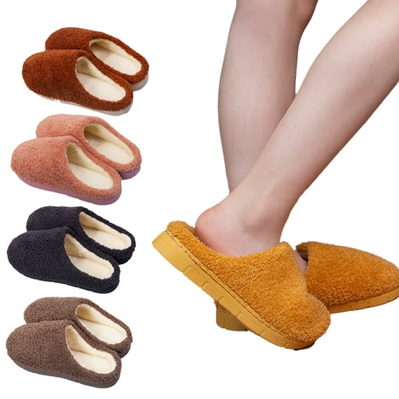 KYAIGUO Women's Men Slipper Comfy Scuff Memory Foam Slip on Warm House Style Indoor Outdoor House Shoes/Slippers Ladies/Winter Shoes Women/Ladies Slippers/House Shoes for Women