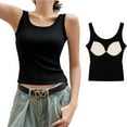 thumbnail image 1 of KYAIGUO Womens Tank Tops Summer Sleeveless High Neck Ribbed Knit Slim Fitted Blouse Side Ruched Basic Tees Shirts S-XL, 1 of 9