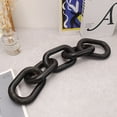thumbnail image 1 of KYAIGUO Wooden Chain Link Decor, Hand Carved Wooden Decorative Chain 5 Link Decoration Chain for Family for Coffee Table Office Decor, 1 of 6