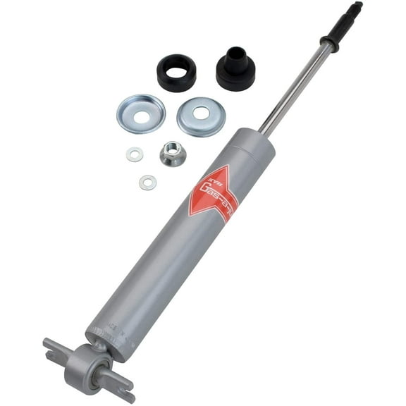 KYB KG5786 Gas-a-Just Gas Shock, Silver, White