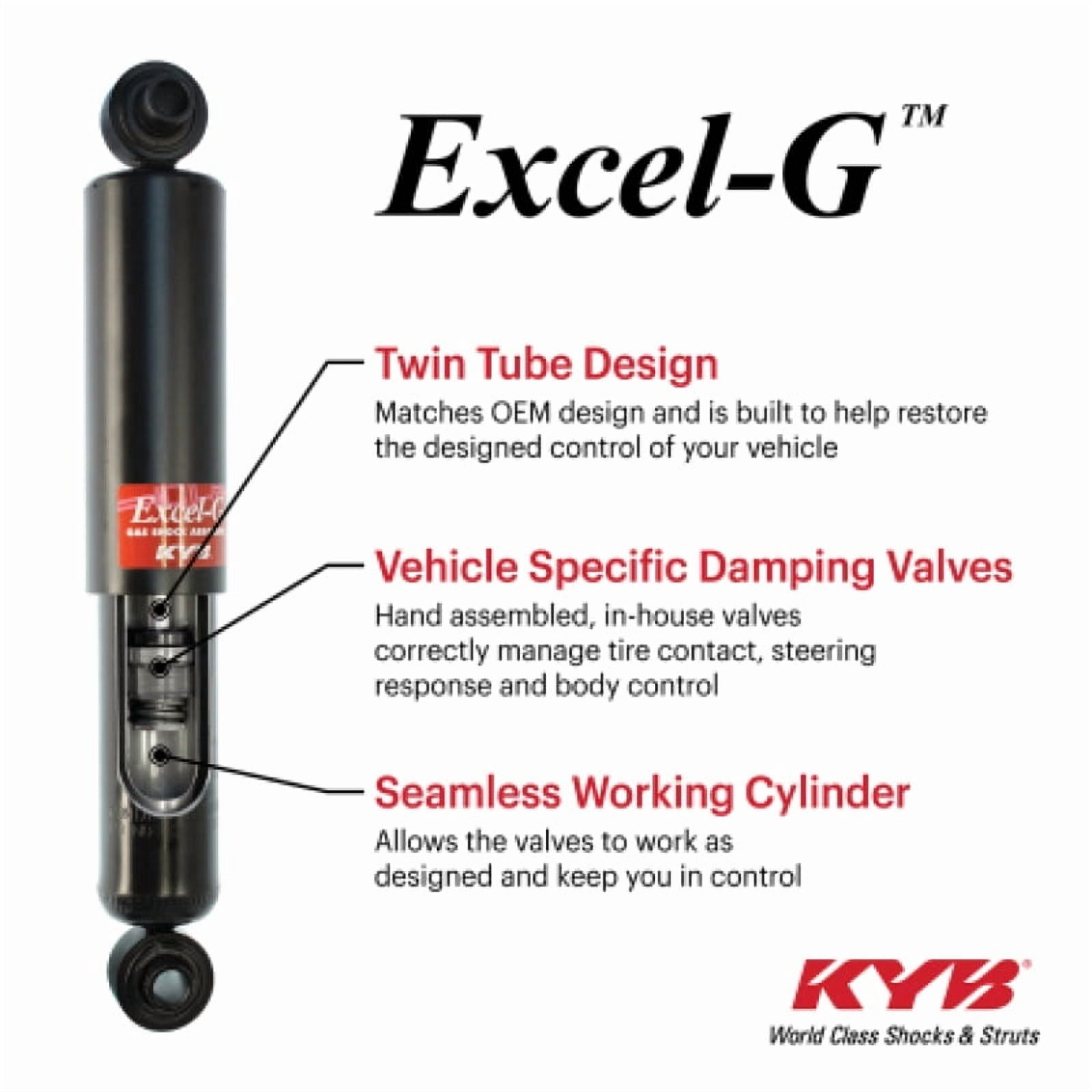KYB KYB Shock & Strut Excel-G partNumber: 3350080