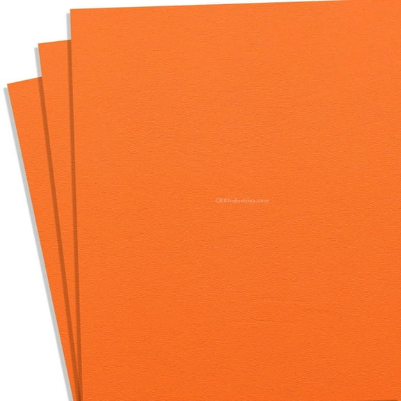 KYDEX Thermoform Sheet - (P1 Texture) - (.080 Thickness) - (12in x 24in) - (Hunter Orange) - (3 Sheets) - DIY Holster Making, Airsoft Armor, Cosplay Uniforms