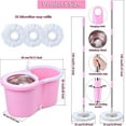 thumbnail image 1 of KYDIFS Mop and Bucket Set (Pink), 1 of 6