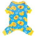 thumbnail image 1 of KYEESE Dog Pajamas, Blue Floating Duck Pattern Dog Pjs, Dog Pajamas for Small Dogs, S, 1 of 6