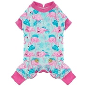 KYEESE Dog Pajamas, Flamingo Pattern Dog Pjs, Dog Pajamas for Small Dogs, XL