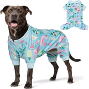 KYEESE Dog Pajamas, Lightweight Summer Pjs for Small Medium and Large Dogs, Flamingo, M