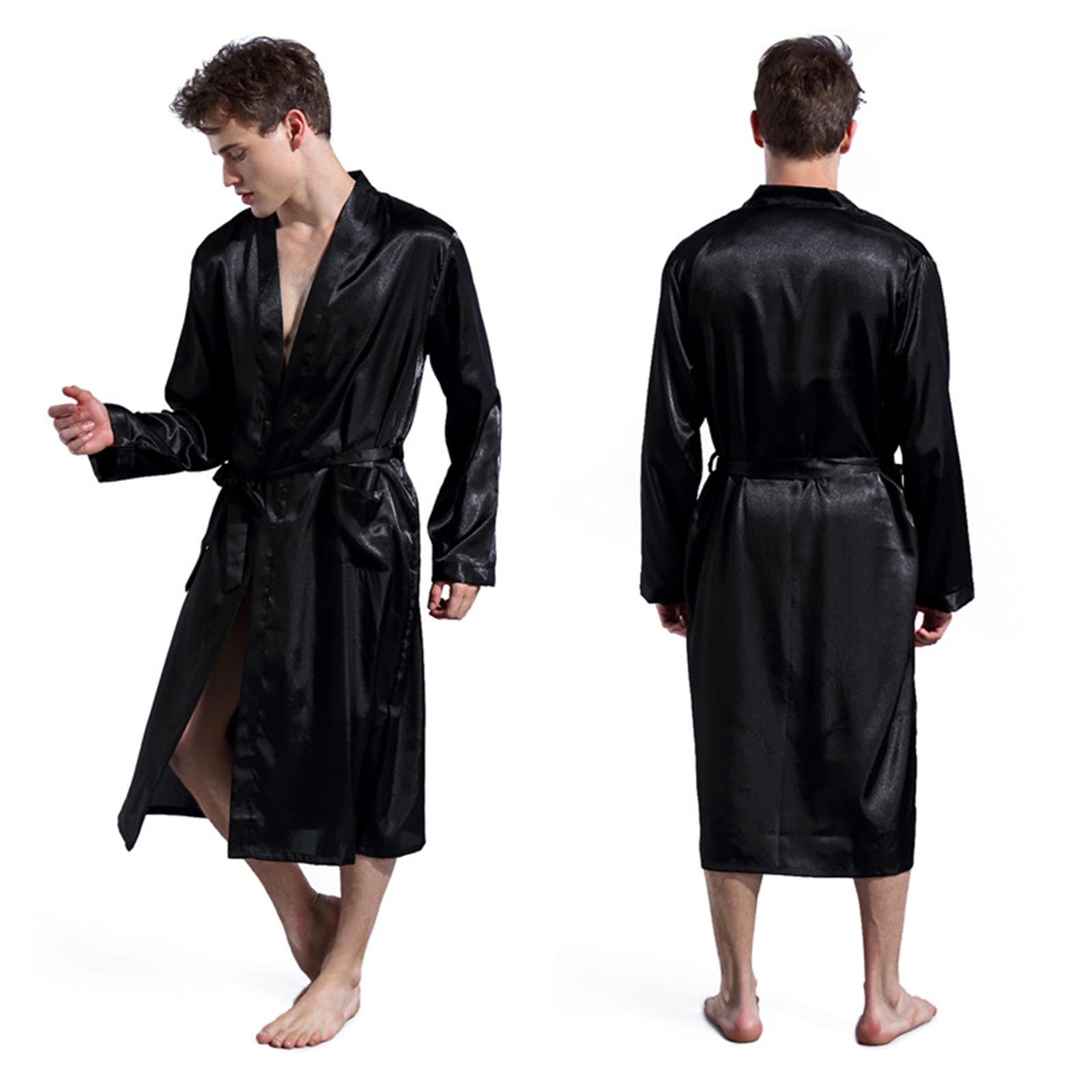 KYGABAK Mens Robe,Mens Bathrobes,Robe for Men,Men's Bathrobes,Men's