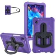 thumbnail image 1 of Case for Samsung Galaxy Tab A9 Case 8.7 inch with Shoulder Strap, Shockproof Handle Kickstand (2023, SM-X110/X115/X117), Purple, 1 of 7