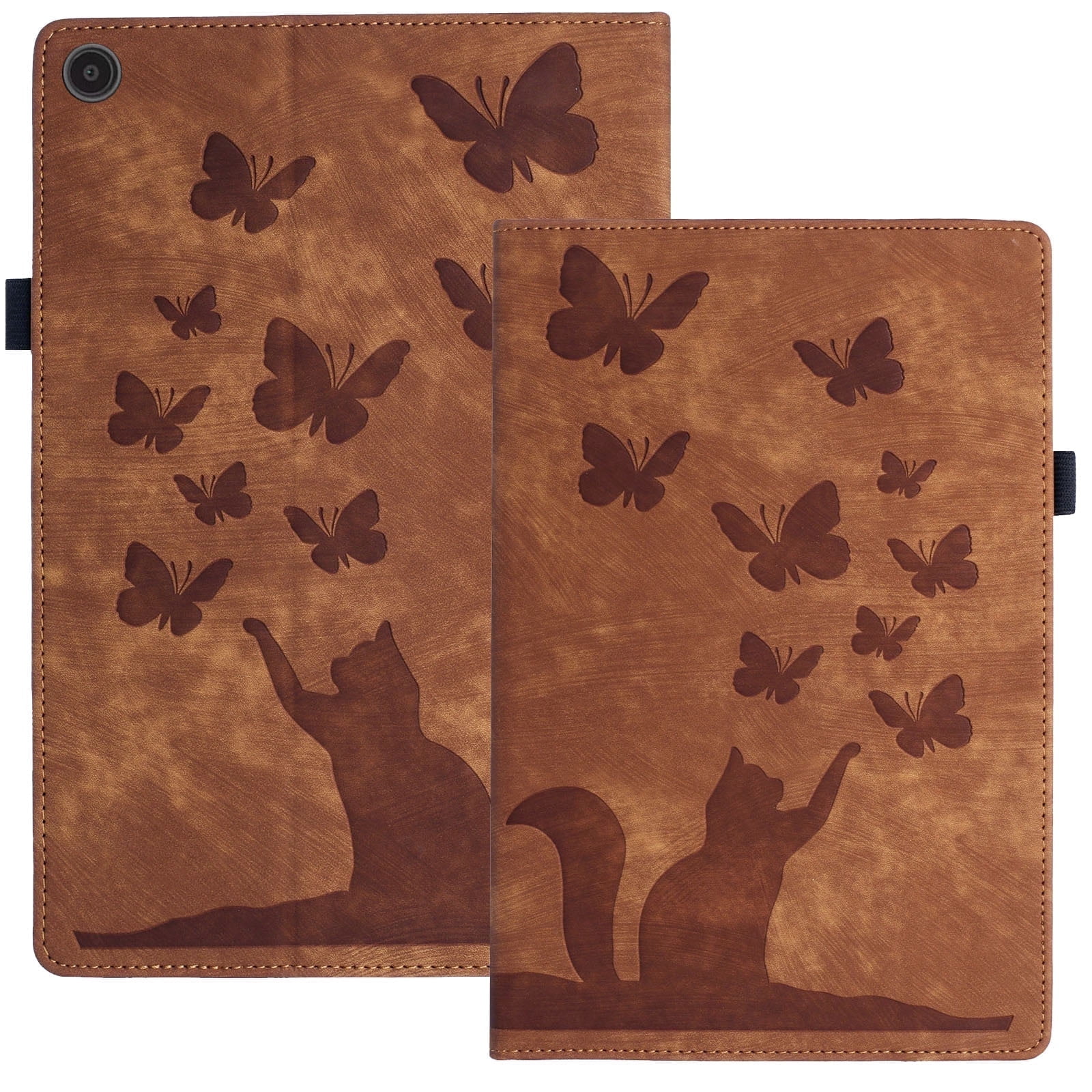 Custodia Per Fire HD 8 12th Gen Custodia Supporto In Similpelle Per Tablet Amazon Fire 7/8/10 (fino Al 2024) - Design Astratto, Multifunzione Cover Con Supporto Pelle PU