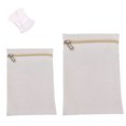 thumbnail image 1 of KYJiuLiu 2-Pack Sew-in Side Pocket with Zipper for Coats, Jackets & Sweatshirts, Hidden Travel Security Wallet Pocket (White), 1 of 7