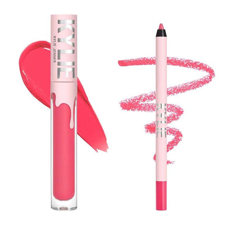 KYLIE COSMETICS Velvet Lip Kit - Party Girl (bright hot coral