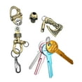 thumbnail image 1 of KYLINK Skull Rare Biker EDC Keychain Droid Drone Carabiner Key Ring, 1 of 7