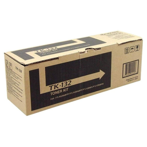 KYOCERA TK132 Toner, 7200 Page-Yield, Black