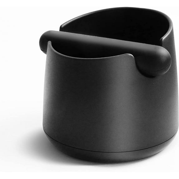 KYONANO Knock Box for Portafilter Matte Black - Knock Box for Coffee Grounds with Special Noise Absorbing Impact Rod - Knock Box for Your Barista Accessories