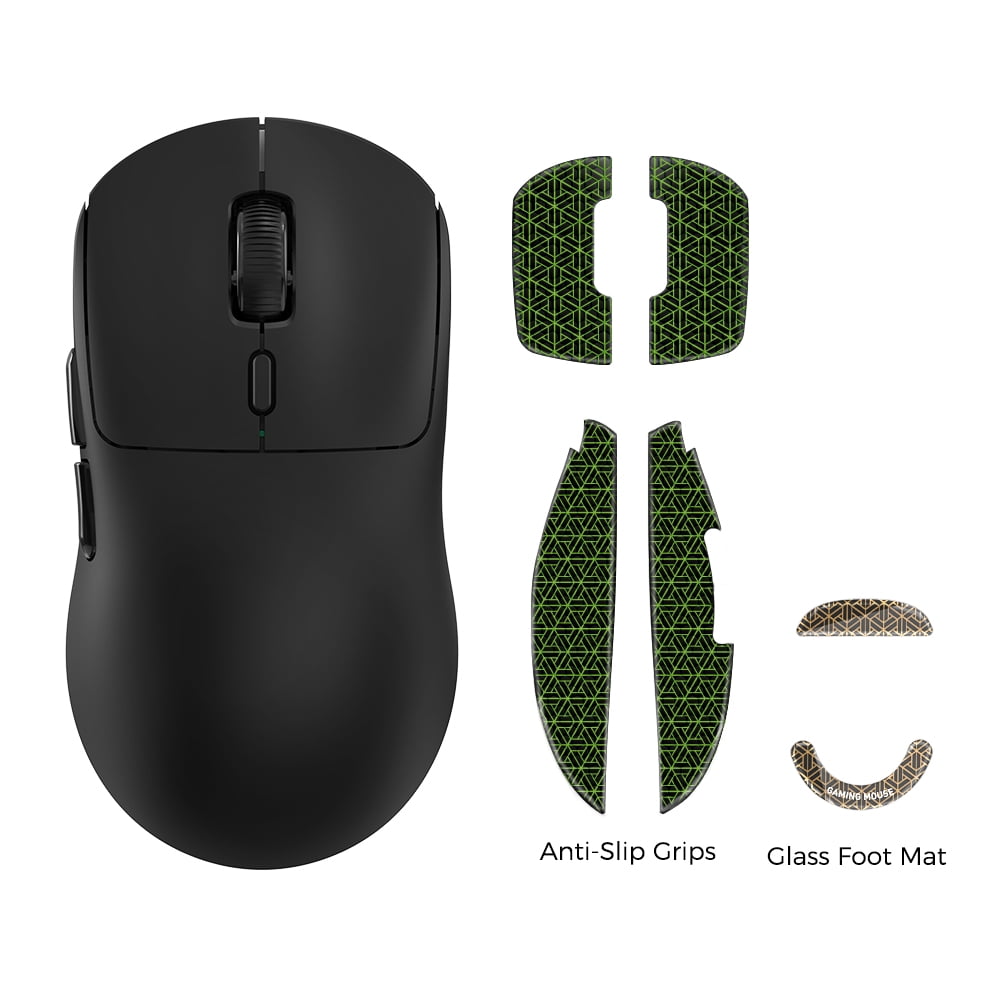 KYSONA Wireless Gaming Mouse Ultralight 55g, 3395 Lag-Free Sensor, 26K DPI, 80Hrs Long Battery Life, 6 Programmable Button for PC, 3 Modes (2.4G/Wired/BT), Win with M600v2, Black