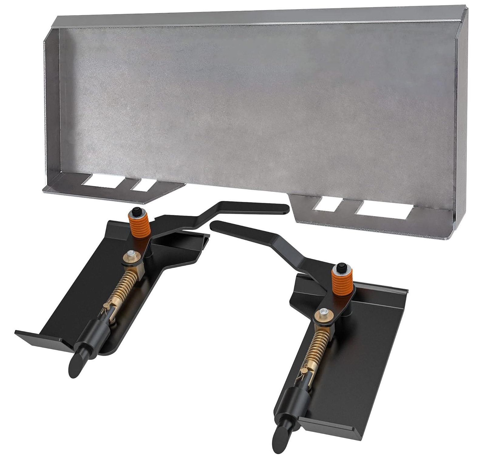 KYTVOLON 1/4" Skid Steer Attachment Plate quick attach mount plate