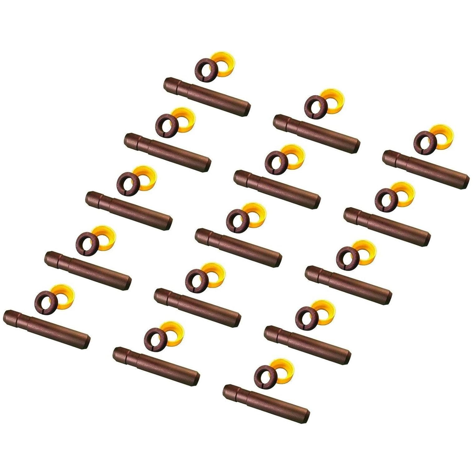 KYTVOLON 15 Cat Style Backhoe Bucket Tooth Pins and Retainers 8E6208, 8E6209