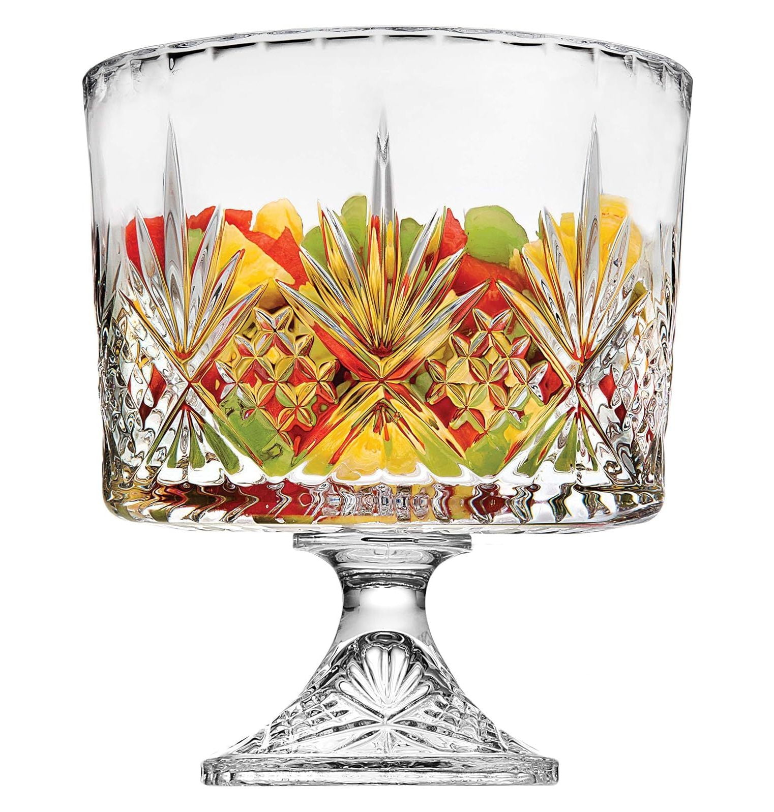 KYTVOLON Dublin Gourmet Trifle Bowl, Clear