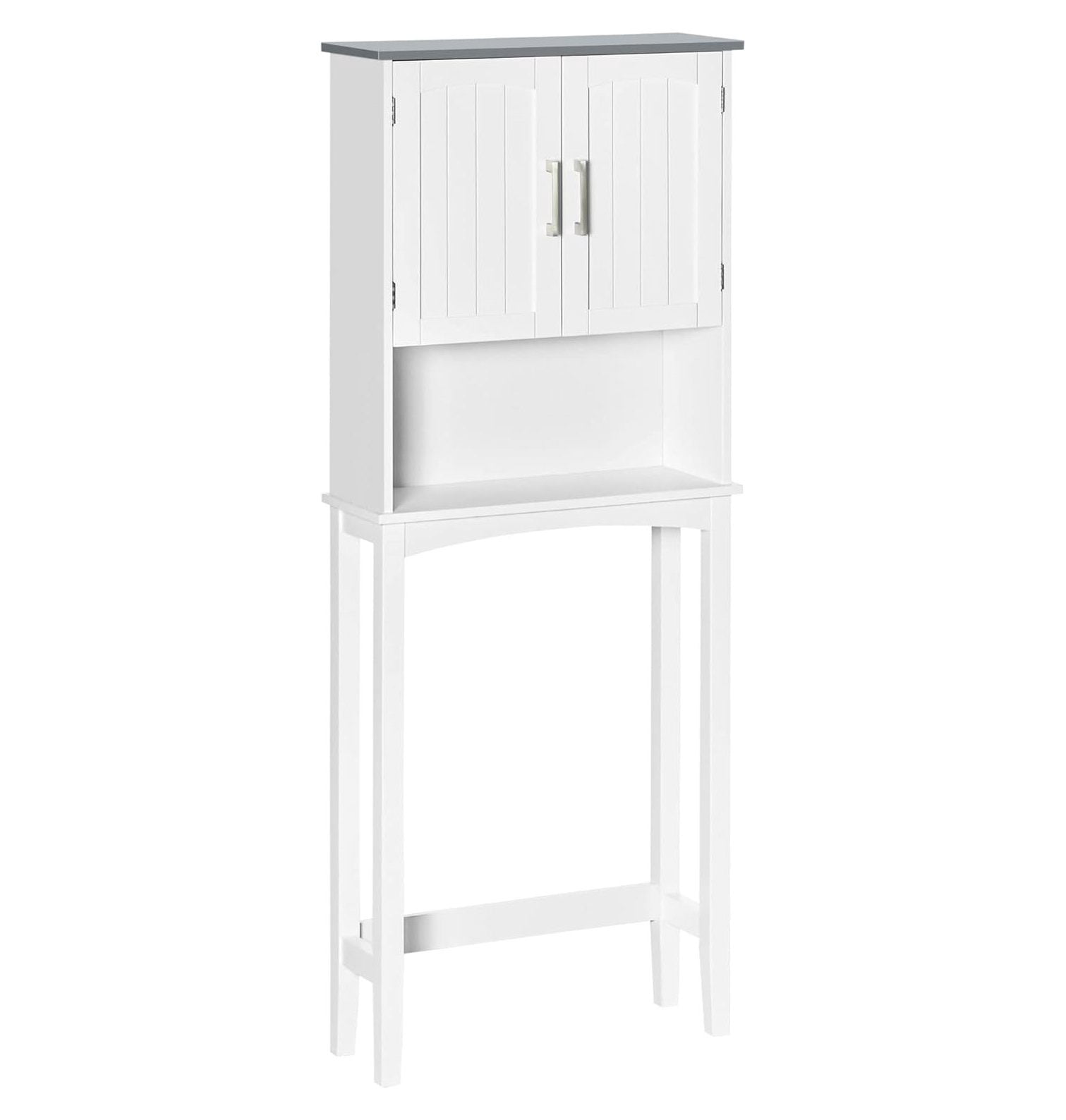 KYTVOLON Modern Over The Toilet Storage Double Door Over