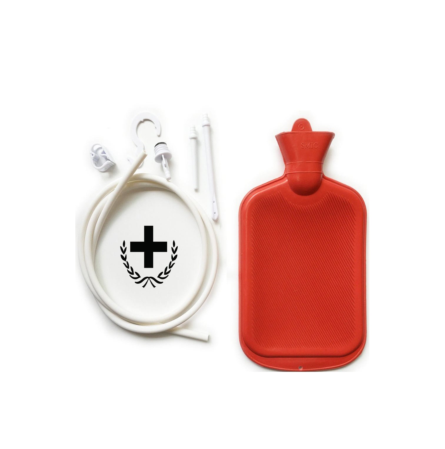 KYTVOLON Women Men Enema System Kit with Rubber Hot Water Bottle Douche