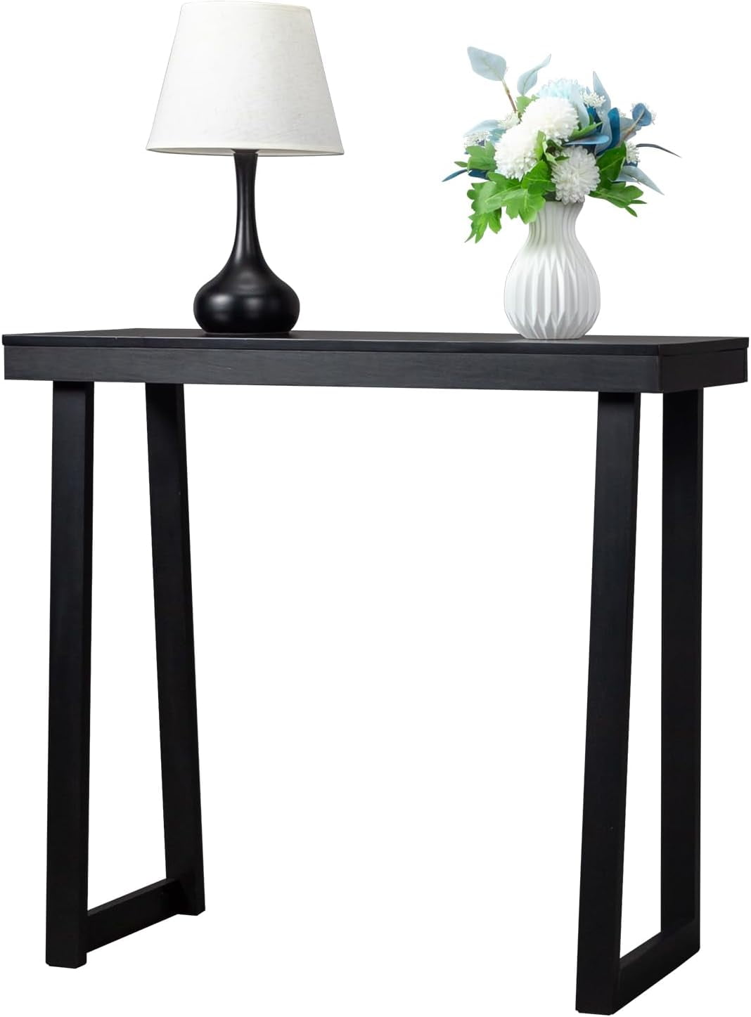 KYUTR Narrow Entryway Table, 36 Inch, Pine Wood Console Tables for ...