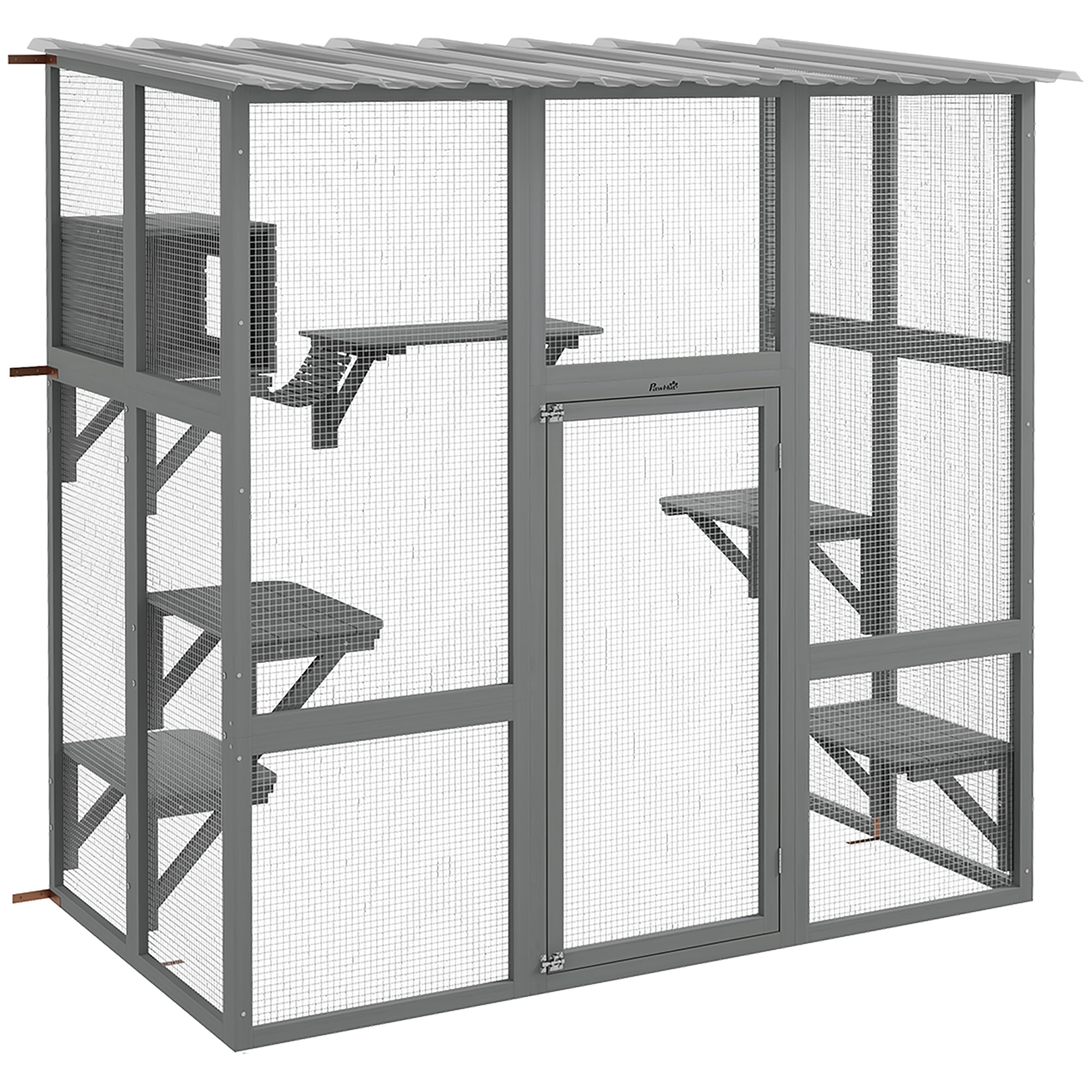 Gallery Detail: Kyutr Outdoor Cat Enclosure Large Cat House Wooden Cat Window