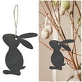 KYWHSGABRSDecor for Room Bathroom,Wooden Easter Bunny Crafts Kids DIY